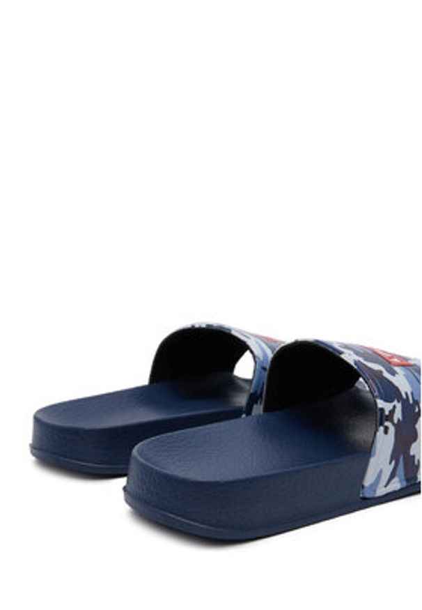 Levi's® Klapki Pool S VPOL0234S Granatowy. Kolor: niebieski. Materiał: syntetyk