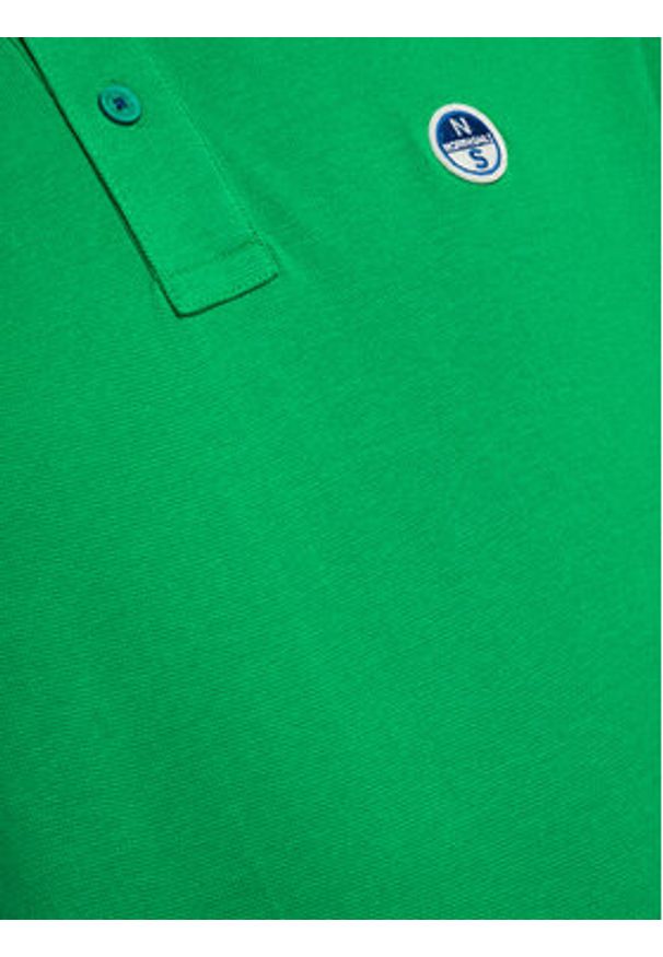North Sails Polo 692452 Zielony Regular Fit. Typ kołnierza: polo. Kolor: zielony. Materiał: bawełna