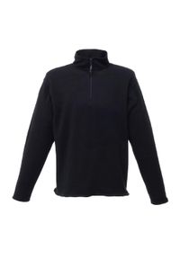 Regatta - Męski Polar Bluza Polarowa Top (170gsm). Kolor: czarny. Materiał: polar. Sezon: zima. Sport: turystyka piesza
