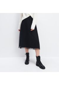 Mohito - Plisowana spódnica - Czarny. Kolor: czarny #1