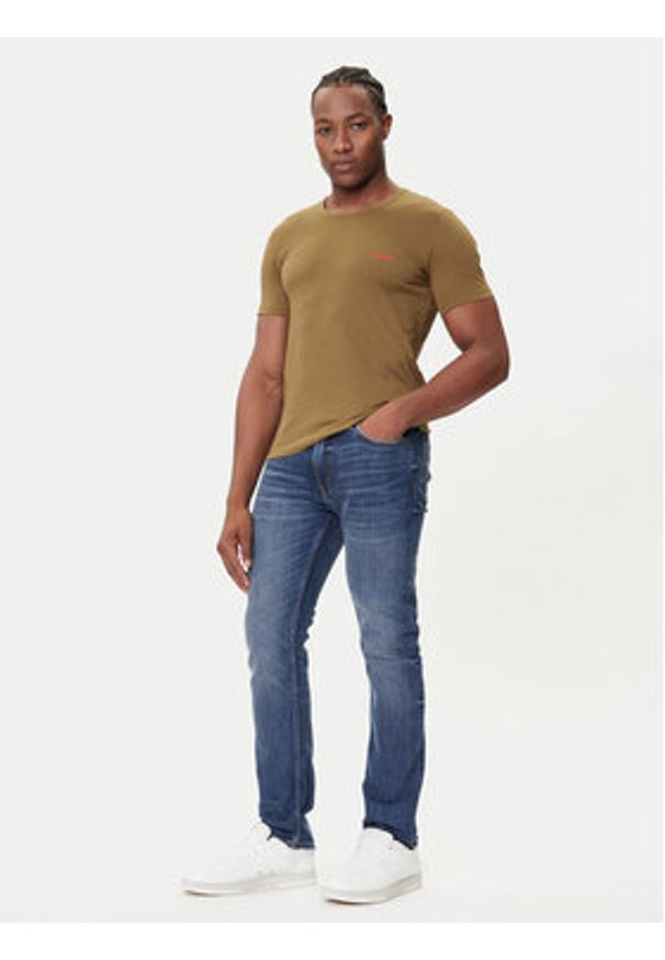 Hugo - HUGO Komplet 3 t-shirtów 50532811 Kolorowy Regular Fit. Materiał: bawełna. Wzór: kolorowy