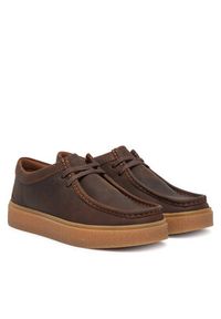 Clarks Półbuty Boxbee Walla 26328023 Brązowy. Kolor: brązowy. Materiał: skóra, zamsz #4