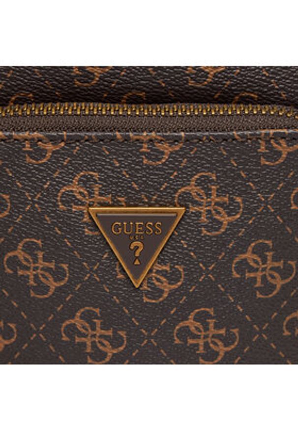 Guess Saszetka HMEVZL P3163 Brązowy. Kolor: brązowy. Materiał: skóra