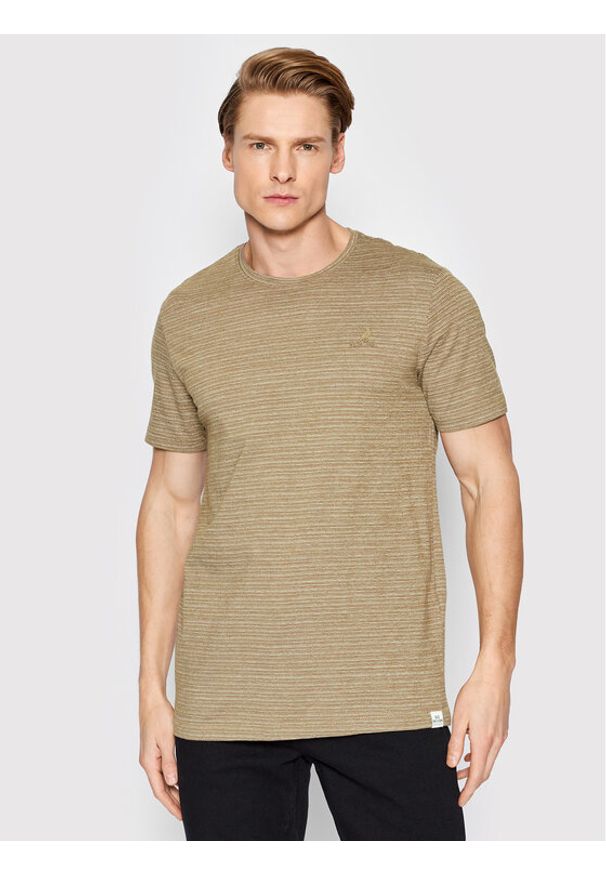 Only & Sons T-Shirt Benn 22021429 Brązowy Regular Fit. Kolor: brązowy. Materiał: bawełna