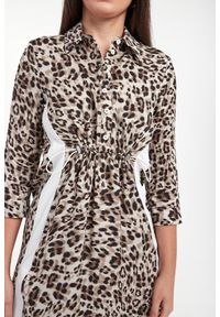 Sportalm - Sukienka szmizjerka ze zwierzęcym wzorem SPORTALM. Wzór: motyw zwierzęcy. Typ sukienki: szmizjerki #5