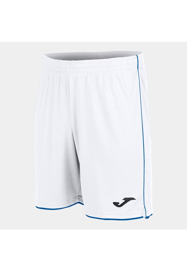 Spodenki do piłki nożnej dla chłopców Joma Liga. Kolor: niebieski, biały, wielokolorowy. Sport: piłka nożna