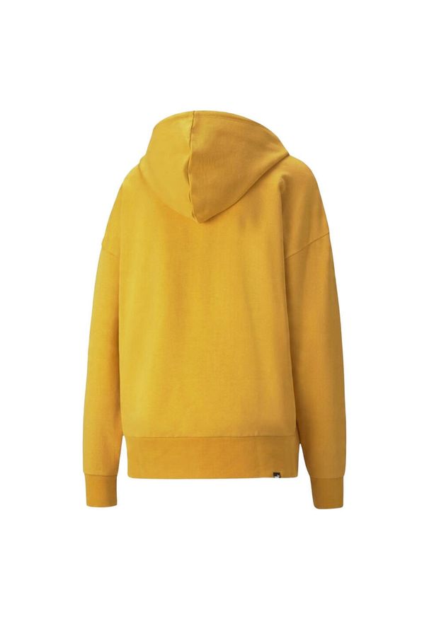 Puma - Damska Bluza Z Kapturem Her TR. Typ kołnierza: kaptur. Kolor: żółty