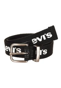 Levi's® - Levi's Pasek dziecięcy kolor czarny. Kolor: czarny