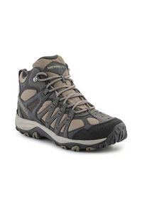 Buty trekkingowe męskie Merrell Accentor 3 Sport Mid Gtx. Wysokość cholewki: za kostkę. Zapięcie: sznurówki. Kolor: wielokolorowy, beżowy. Materiał: materiał, tkanina, syntetyk. Szerokość cholewki: normalna