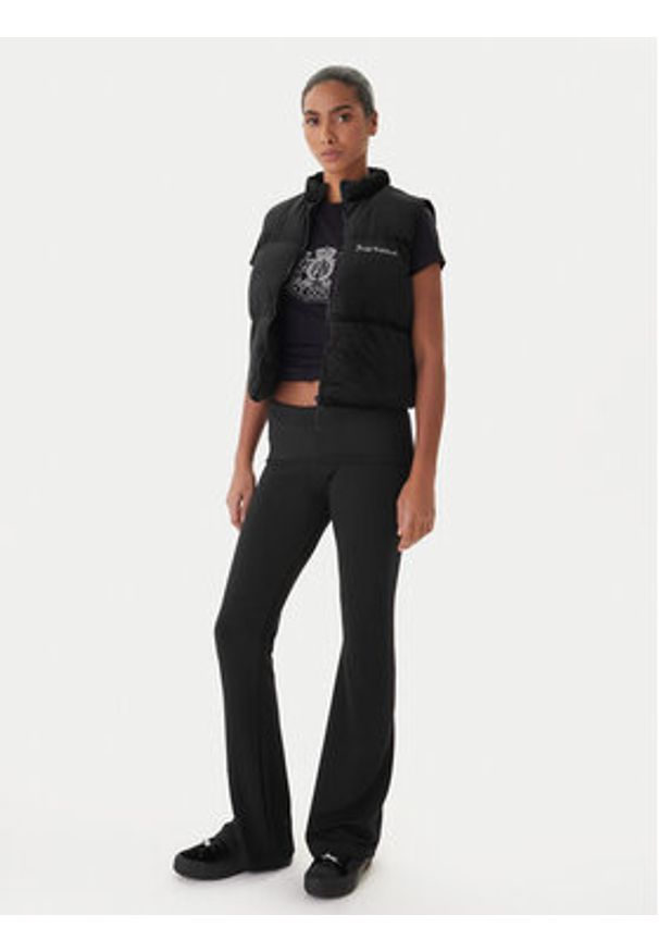 Juicy Couture Bezrękawnik Lightening JCOGL225551 Czarny Regular Fit. Kolor: czarny. Materiał: syntetyk. Długość rękawa: bez rękawów