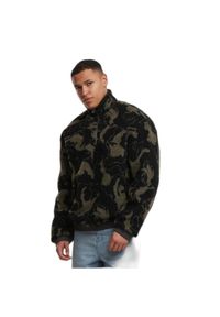 Polar Urban Classics Teddy Troyer. Typ kołnierza: typu troyer. Kolor: zielony. Materiał: polar #1