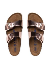 Birkenstock Klapki Arizona Metallic 0952093 Różowy. Kolor: różowy. Materiał: skóra #8