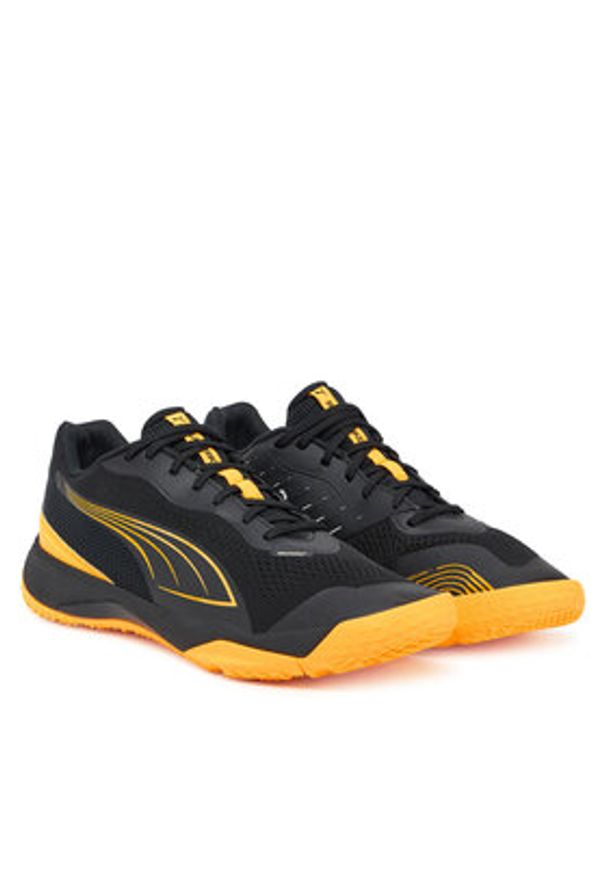 Puma Buty halowe Solarstrike III 107849 01 Czarny. Kolor: czarny. Materiał: skóra