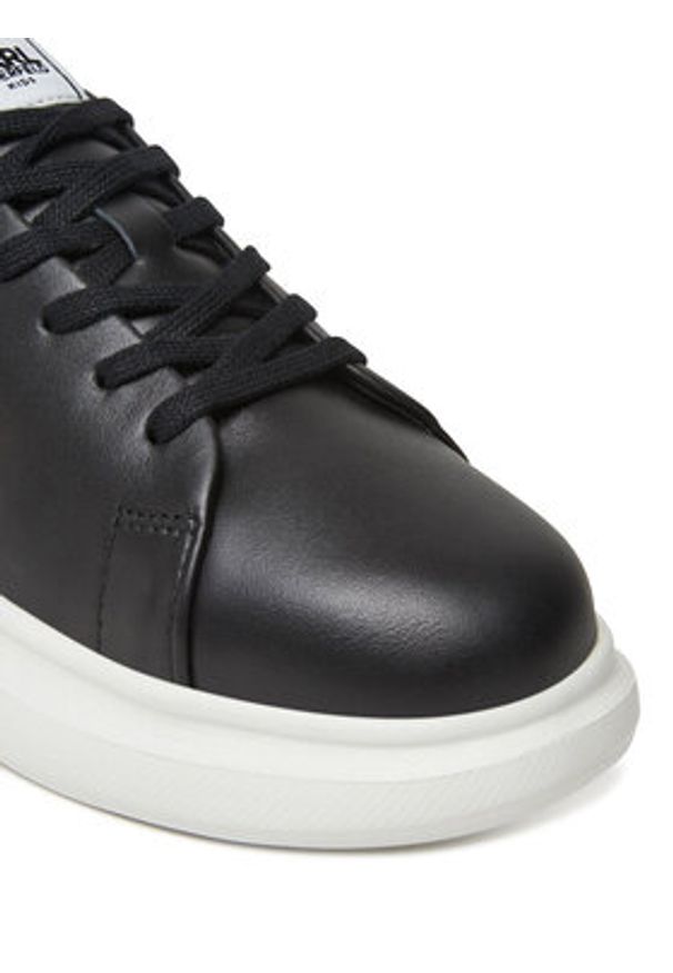 Karl Lagerfeld Kids Sneakersy Z30381 S Czarny. Kolor: czarny. Materiał: skóra