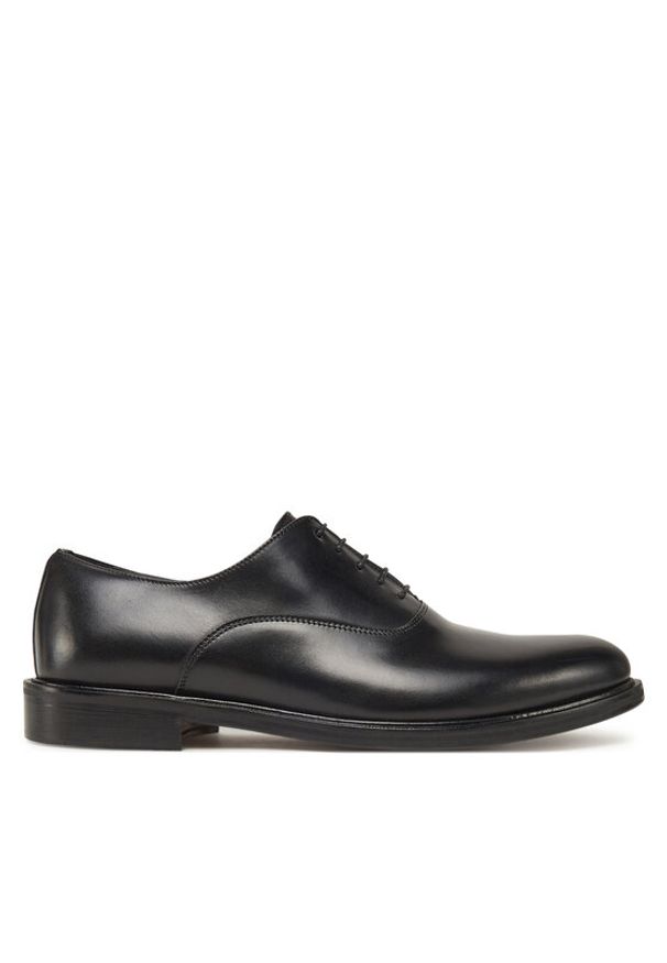 Pollini Półbuty SB10112M0MUA0000 Czarny. Kolor: czarny. Materiał: skóra