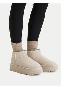 Liu Jo Śniegowce Jane 01 SF5105 PX002 Beżowy. Kolor: beżowy. Materiał: skóra, zamsz #3