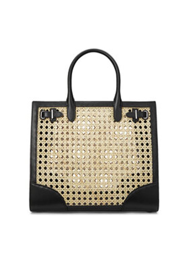 Lauren Ralph Lauren - LAUREN RALPH LAUREN Torebka Devyn 431966770002 Beżowy. Kolor: beżowy. Materiał: skórzane