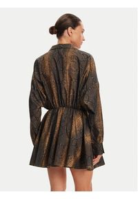 NORMA KAMALI Sukienka codzienna ST4243PHA71302 Brązowy Relaxed Fit. Okazja: na co dzień. Kolor: brązowy. Materiał: syntetyk. Typ sukienki: proste. Styl: casual #3