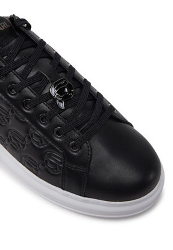 Karl Lagerfeld - KARL LAGERFELD Sneakersy Kapri KL52523F Czarny. Kolor: czarny. Materiał: skóra