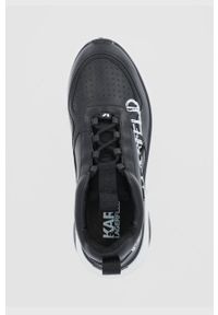 Karl Lagerfeld Buty skórzane KL51710.Black.Lthr kolor czarny. Nosek buta: okrągły. Zapięcie: sznurówki. Kolor: czarny. Materiał: skóra #2
