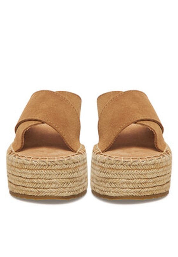 DeeZee Espadryle 42422 Brązowy. Kolor: brązowy. Materiał: materiał
