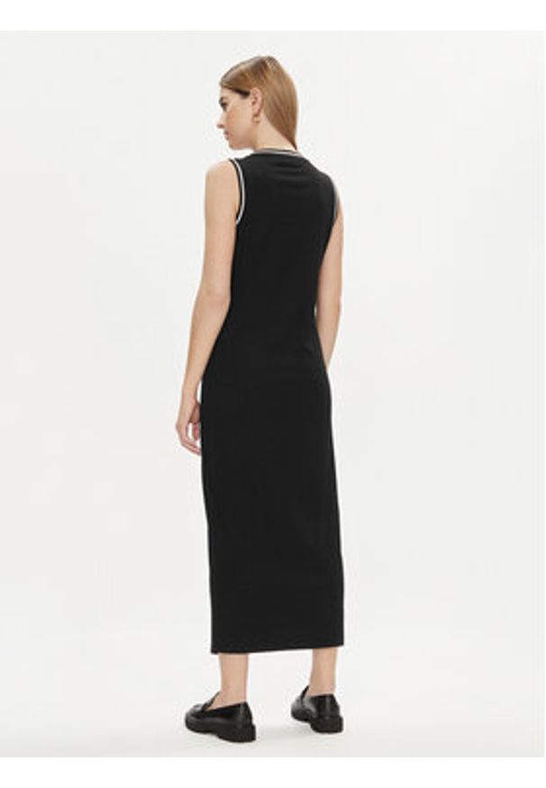 Liu Jo Sukienka codzienna TA4185 J4678 Czarny Regular Fit. Okazja: na co dzień. Kolor: czarny. Materiał: syntetyk. Typ sukienki: proste. Styl: casual