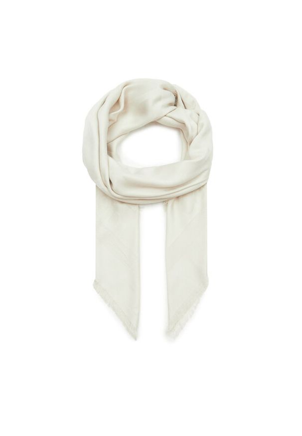 Calvin Klein Chusta Large Monogram Jacquard Scarf K60K611740 Szary. Kolor: szary. Materiał: materiał
