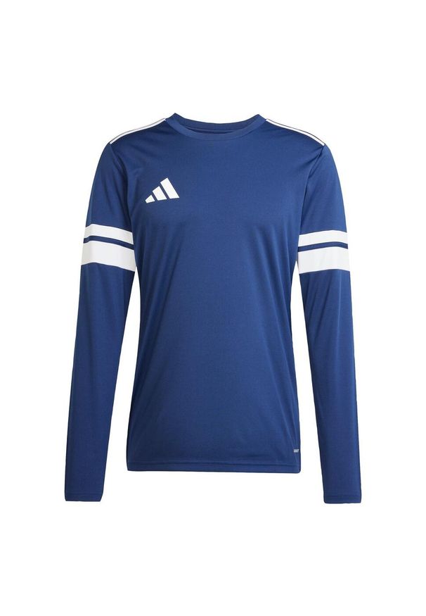 Adidas - Koszulka Squadra 25 Long Sleeve. Kolor: niebieski, wielokolorowy, biały. Materiał: materiał. Długość rękawa: długi rękaw. Sport: piłka nożna
