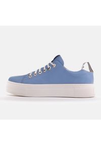 Marco Shoes Lekkie sneakersy na grubej podeszwie niebieskie srebrny. Kolor: niebieski, wielokolorowy, srebrny #6