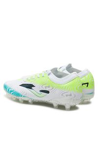 Joma Buty do piłki nożnej Evolution Firm Ground ECUW2402FG Biały. Kolor: biały. Materiał: materiał