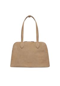 Gino Rossi - GINO ROSSI Torebka EO-LA482-7019-1 Beżowy. Kolor: beżowy. Materiał: zamszowe, skórzane #4