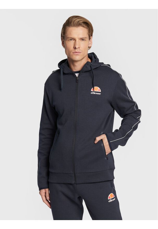 Ellesse Bluza Ornari SXG09896 Granatowy Regular Fit. Kolor: niebieski. Materiał: syntetyk, bawełna