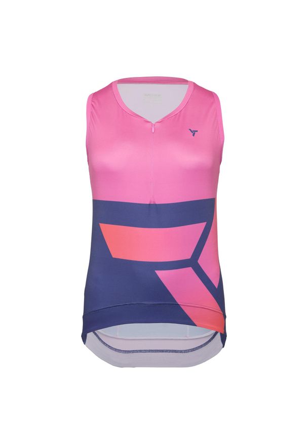 Silvini - Koszulka rowerowa (bezrękawnik) damska SILVINI Women Jersey ESCOLCA. Kolor: różowy. Materiał: jersey. Długość rękawa: bez rękawów