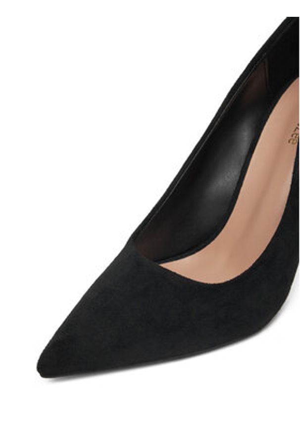 DeeZee Szpilki HD230755 Czarny. Kolor: czarny. Materiał: materiał. Obcas: na szpilce