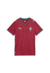 Puma - Damska koszulka domowa reprezentacji Portugalii 2026 PUMA. Kolor: czerwony, wielokolorowy, zielony. Sport: piłka nożna #1