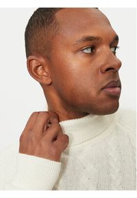 Hechter Paris Golf 65019 142814 Écru Regular Fit. Typ kołnierza: golf. Materiał: wełna #3