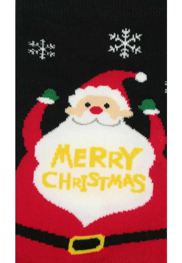 Świąteczne Skarpetki - Alties - Mikołaj z Dużą Brodą. Kolor: wielokolorowy. Materiał: poliester, bawełna, elastan