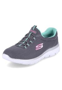 skechers - Buty do chodzenia damskie Skechers SUMMITS. Zapięcie: bez zapięcia. Kolor: wielokolorowy. Szerokość cholewki: normalna