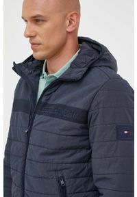 TOMMY HILFIGER - Tommy Hilfiger kurtka męska kolor granatowy przejściowa. Okazja: na co dzień. Kolor: niebieski. Styl: casual #4