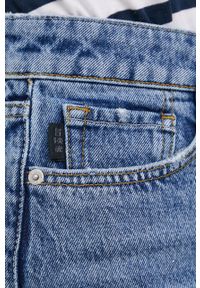 Superdry Spódnica jeansowa mini prosta. Okazja: na co dzień. Kolor: niebieski. Materiał: jeans. Styl: casual