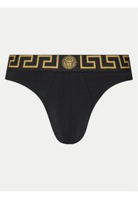 VERSACE - Versace Stringi AU100022 1A10011 Czarny. Kolor: czarny. Materiał: bawełna