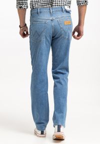Wrangler - WRANGLER TEXAS MĘSKIE SPODNIE JEANSOWE JEANSY DŻINSY FRIDAY ROCK W121HR47E 112331061. Styl: rockowy