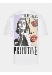 Primitive T-Shirt Disclosure Hw PA323356 Biały Regular Fit. Kolor: biały. Materiał: bawełna