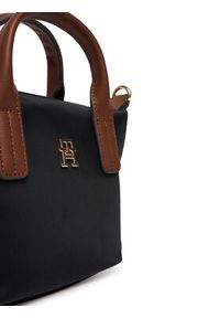 TOMMY HILFIGER - Tommy Hilfiger Torebka Popette Micro Tote AW0AW18368 Czarny. Kolor: czarny #5