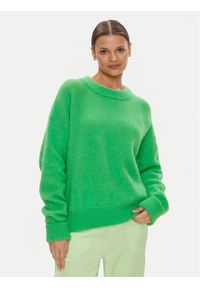 AMERICAN VINTAGE - American Vintage Sweter Vitow VITO18EE24 Zielony Regular Fit. Kolor: zielony. Materiał: wełna. Styl: vintage