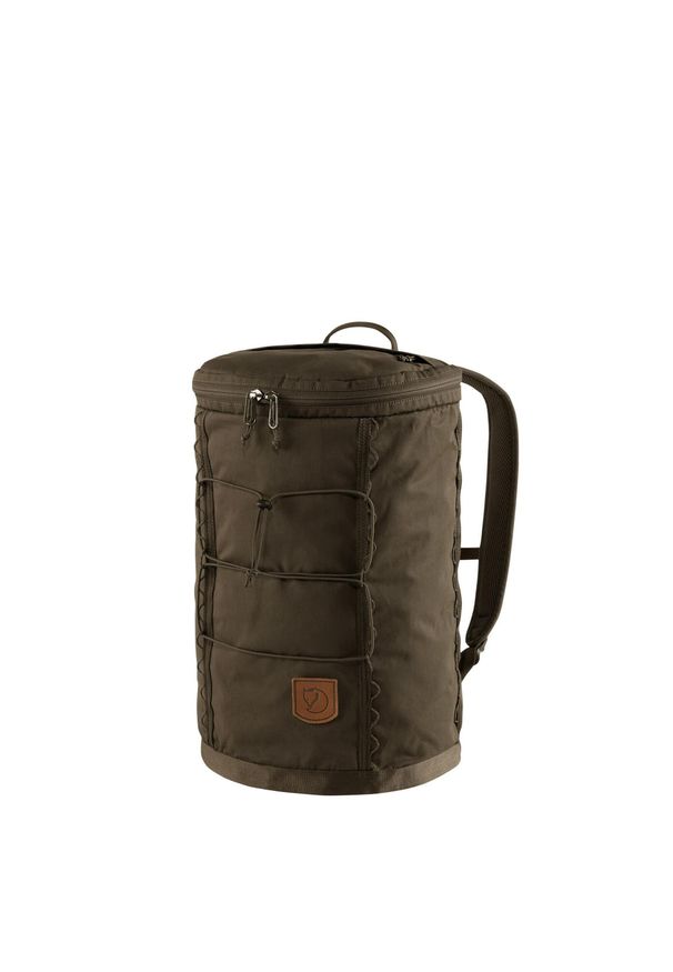 Fjällräven - Plecak miejski Fjallraven Singi 20 - dark olive. Kolor: brązowy