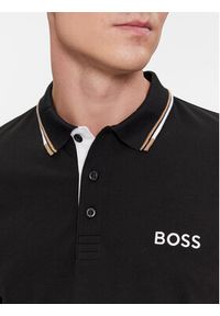 BOSS - Boss Polo Paddy Pro 50469102 Czarny Regular Fit. Typ kołnierza: polo. Kolor: czarny. Materiał: bawełna