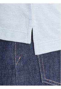 GANT - Gant Polo Sheild 4200870 Błękitny Slim Fit. Typ kołnierza: polo. Kolor: niebieski. Materiał: bawełna #3