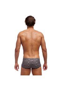 FUNKITA - Kąpielówki męskie spodenki na basen plażę Funky Trunks Dark Night. Kolor: biały, wielokolorowy, szary