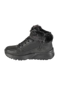 skechers - Buty zimowe dziewczęce, Uno Lite - Comfurt Collar. Kolor: czarny. Sezon: zima. Styl: sportowy
